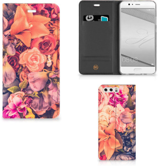 B2Ctelecom Huawei P10 Plus Standcase Hoesje Design Bosje Bloemen