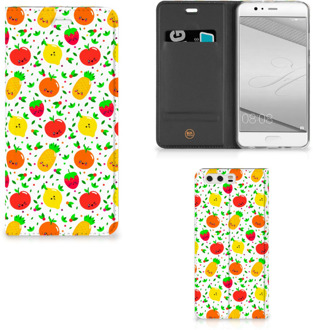 B2Ctelecom Huawei P10 Plus Standcase Hoesje Design Fruits