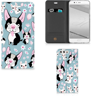 B2Ctelecom Huawei P10 Plus Standcase Hoesje Design Hondjes