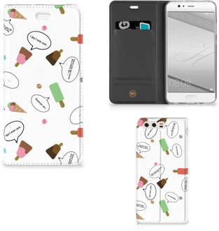 B2Ctelecom Huawei P10 Plus Standcase Hoesje Design IJsjes