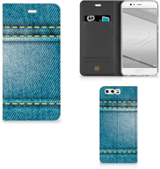 B2Ctelecom Huawei P10 Plus Standcase Hoesje Design Jeans