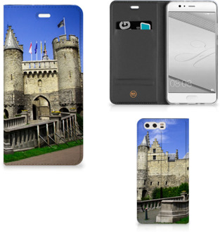 B2Ctelecom Huawei P10 Plus Standcase Hoesje Design Kasteel