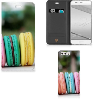 B2Ctelecom Huawei P10 Plus Standcase Hoesje Design Macarons