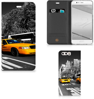 B2Ctelecom Huawei P10 Plus Standcase Hoesje Design New York Taxi