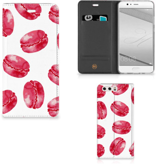 B2Ctelecom Huawei P10 Plus Standcase Hoesje Design Pink Macarons