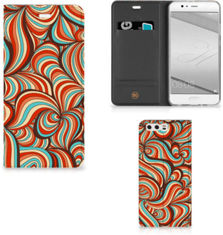 B2Ctelecom Huawei P10 Plus Standcase Hoesje Design Retro