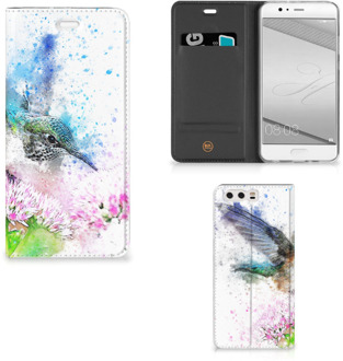 B2Ctelecom Huawei P10 Plus Standcase Hoesje Design Vogel