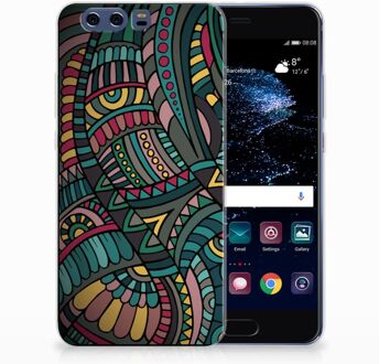 B2Ctelecom Huawei P10 Plus TPU Hoesje Design Aztec