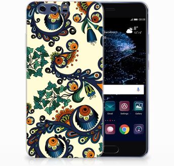 B2Ctelecom Huawei P10 Plus TPU Hoesje Design Barok Flower