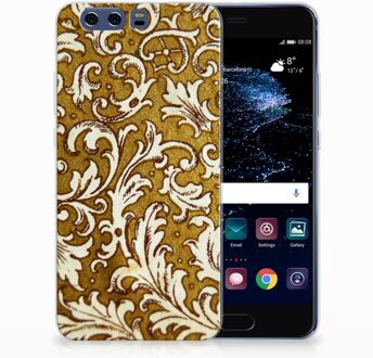 B2Ctelecom Huawei P10 Plus TPU Hoesje Design Barok Goud