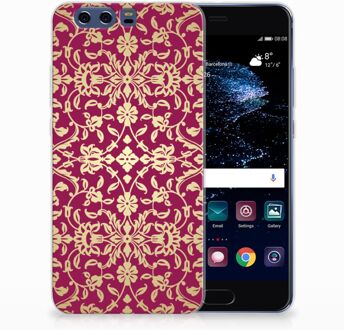 B2Ctelecom Huawei P10 Plus TPU Hoesje Design Barok Pink