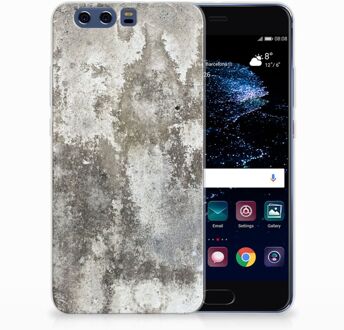 B2Ctelecom Huawei P10 Plus TPU Hoesje Design Beton