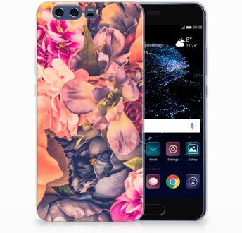 B2Ctelecom Huawei P10 Plus TPU Hoesje Design Bosje Bloemen