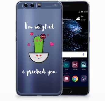 B2Ctelecom Huawei P10 Plus TPU Hoesje Design Cactus Glad