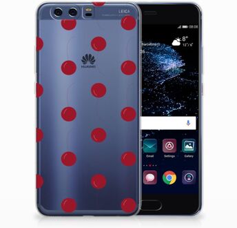 B2Ctelecom Huawei P10 Plus TPU Hoesje Design Cherries