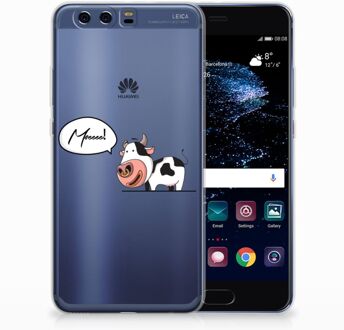 B2Ctelecom Huawei P10 Plus TPU Hoesje Design Cow