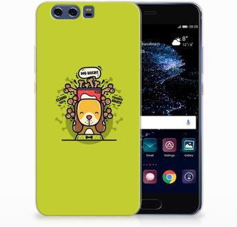 B2Ctelecom Huawei P10 Plus TPU Hoesje Design Doggy Biscuit