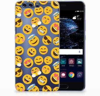 B2Ctelecom Huawei P10 Plus TPU Hoesje Design Emoji