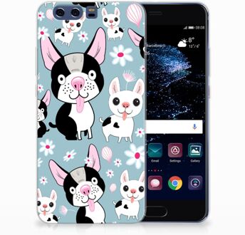 B2Ctelecom Huawei P10 Plus TPU Hoesje Design Hondjes