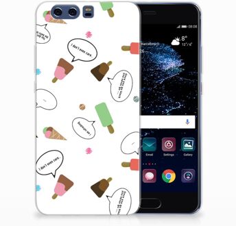 B2Ctelecom Huawei P10 Plus TPU Hoesje Design IJsjes