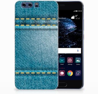 B2Ctelecom Huawei P10 Plus TPU Hoesje Design Jeans