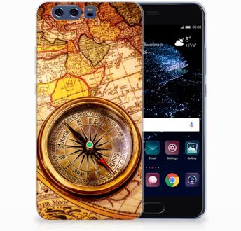 B2Ctelecom Huawei P10 Plus TPU Hoesje Design Kompas