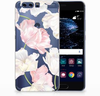 B2Ctelecom Huawei P10 Plus TPU Hoesje Design Lovely Flowers