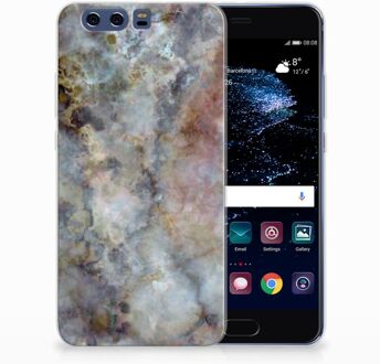 B2Ctelecom Huawei P10 Plus TPU Hoesje Design Marmer Grijs