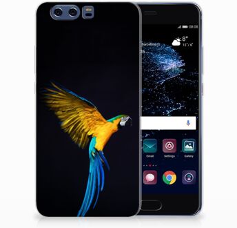 B2Ctelecom Huawei P10 Plus TPU Hoesje Design Papegaai