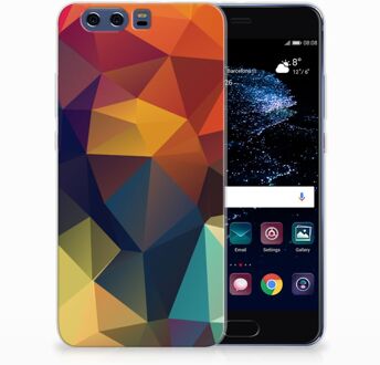 B2Ctelecom Huawei P10 Plus TPU Hoesje Design Polygon Color