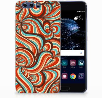 B2Ctelecom Huawei P10 Plus TPU Hoesje Design Retro