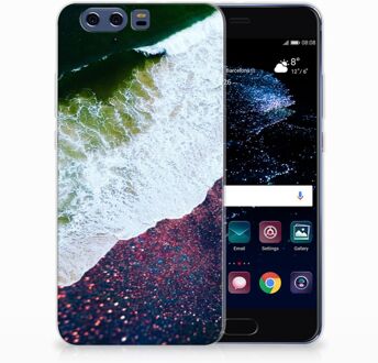 B2Ctelecom Huawei P10 Plus TPU Hoesje Design Sea in Space