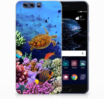 B2Ctelecom Huawei P10 Plus TPU Hoesje Design Vissen