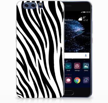 B2Ctelecom Huawei P10 Plus TPU Hoesje Design Zebra