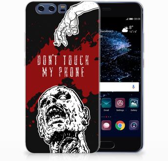 B2Ctelecom Huawei P10 Plus TPU Hoesje Design Zombie Blood