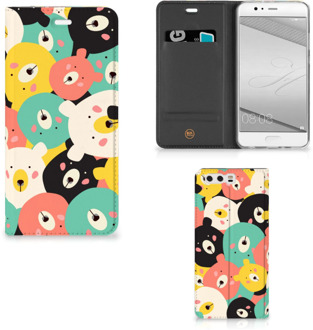 B2Ctelecom Huawei P10 Plus Uniek Standcase Hoesje Bears