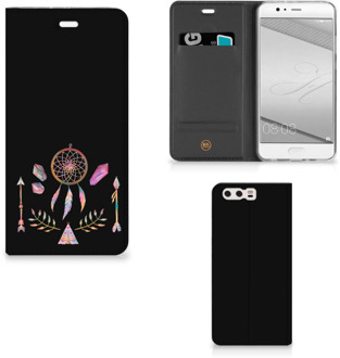 B2Ctelecom Huawei P10 Plus Uniek Standcase Hoesje Boho Dreamcatcher