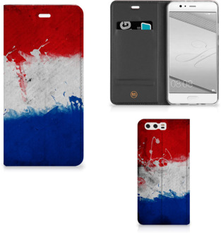 B2Ctelecom Huawei P10 Plus Uniek Standcase Hoesje Nederlandse Vlag