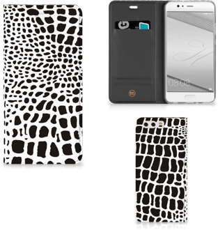 B2Ctelecom Huawei P10 Plus Uniek Standcase Hoesje Slangenprint