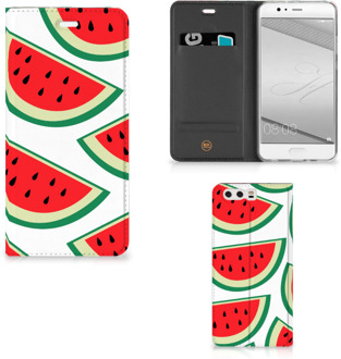 B2Ctelecom Huawei P10 Plus Uniek Standcase Hoesje Watermelons