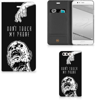 B2Ctelecom Huawei P10 Plus Uniek Standcase Hoesje Zombie