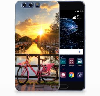 B2Ctelecom Huawei P10 Plus Uniek TPU Hoesje Amsterdamse Grachten