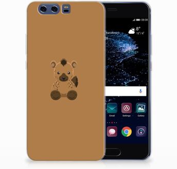 B2Ctelecom Huawei P10 Plus Uniek TPU Hoesje Baby Hyena