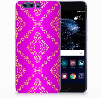 B2Ctelecom Huawei P10 Plus Uniek TPU Hoesje Barok Roze