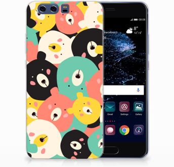 B2Ctelecom Huawei P10 Plus Uniek TPU Hoesje Bears