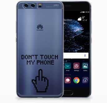 B2Ctelecom Huawei P10 Plus Uniek TPU Hoesje Finger DTMP