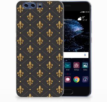 B2Ctelecom Huawei P10 Plus Uniek TPU Hoesje Franse Lelie