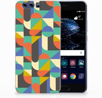 B2Ctelecom Huawei P10 Plus Uniek TPU Hoesje Funky Retro