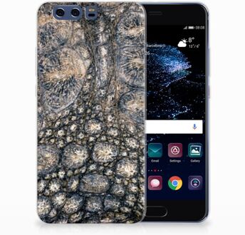 B2Ctelecom Huawei P10 Plus Uniek TPU Hoesje Krokodillenprint