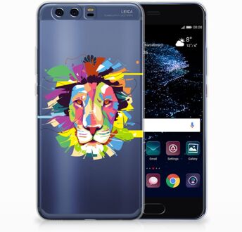 B2Ctelecom Huawei P10 Plus Uniek TPU Hoesje Lion Color